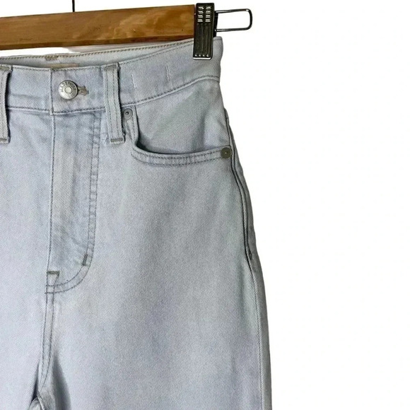 Madewell The Momjean in Bloomfield Wash High Rise  Denim Jeans Size 23 - Picture 6 of 10